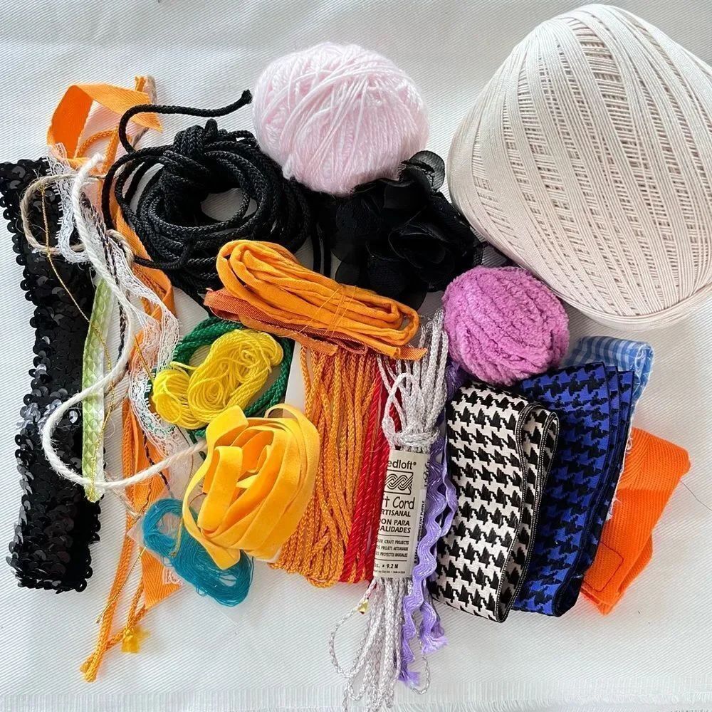 Craft Cord Trim & Thread Lot